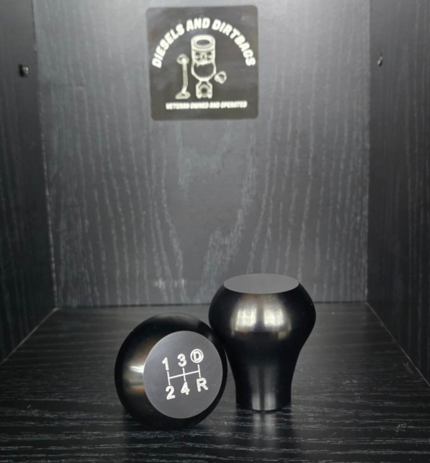 Duramax Extended Aluminum Shift Knob (Raw/Black)